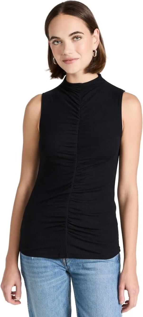 Veronica Beard Black Sleeveless Vargas Top Women's Large